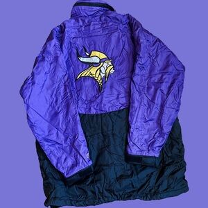 Purple and Black Vikings Jacket